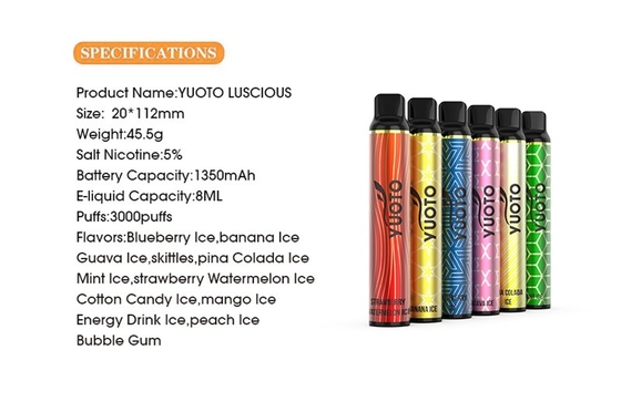 พัฟใหญ่ Yuoto Luscious 22 รสพร้อมรับประกันนาน