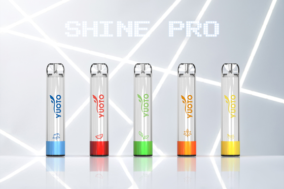 850mAh 5.0ml 2000 พัฟ Vape แบบใช้แล้วทิ้ง, Led Shining Disposable Pod Devices