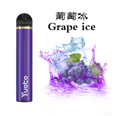 นิโคติน 5% vape ทิ้งปากกาขายส่ง E บุหรี่ YUOTO 1500 พัฟ 6ml ขายร้อนในตะวันออกกลาง 2% 5% ใหม่
