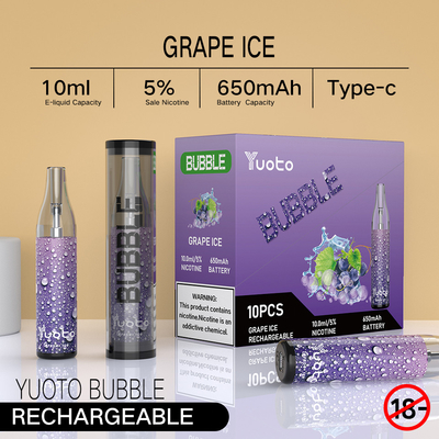 ราคาขายส่ง Yuoto Bubble 4500 พัฟส่องแสงด้วยไฟ LED แตงโมน้ำแข็งคุณภาพดีสำหรับFOB