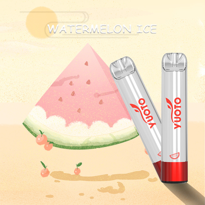 YUOTO SHINE PRO Vapes 2000 พัฟ 15 รสชาติ LED ส่องแสงการออกแบบ