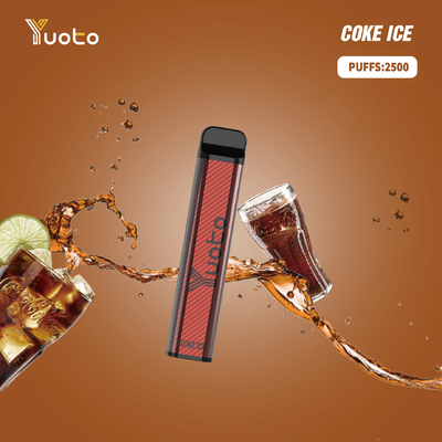 yuoto vape แบบใช้แล้วทิ้ง xxl 2500puff บุหรี่อิเล็กทรอนิกส์แบบใช้แล้วทิ้ง vape