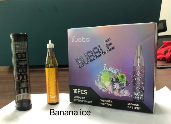หลอดแก้ว Yuoto Bubble, 4000 Puff Vapes สำหรับการผ่อนคลายบาร์