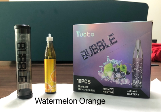หลอดแก้ว Yuoto Bubble, 4000 Puff Vapes สำหรับการผ่อนคลายบาร์