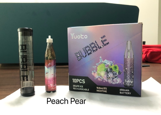 หลอดแก้ว Yuoto Bubble, 4000 Puff Vapes สำหรับการผ่อนคลายบาร์