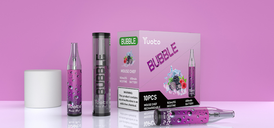 โรงงานเดิมในประเทศจีน Yuoto bubble 4000puffs 10ml 650mah ชาร์จ yuoto ทิ้ง vape ฝักตาข่ายขดลวด