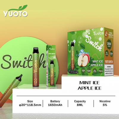 ODM Yuoto Switch Draw เปิดใช้งาน Vape Pen สำหรับ Bar Entertainment