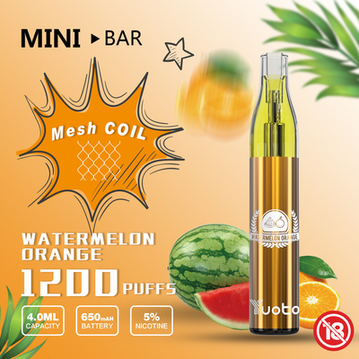 38g 5 Nicotine Disposable Vape 650mAh สำหรับการผ่อนคลายบาร์ปาร์ตี้