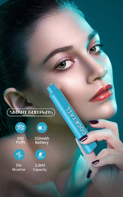 YUOTO Smart 600 Puffs Vape ความจุน้ำผลไม้ 2ML E พร้อม 12 รสชาติ