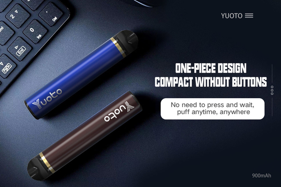 Yuoto 1500Puff บุหรี่อิเล็กทรอนิกส์แบบใช้แล้วทิ้ง 5.0ml 1000mAh