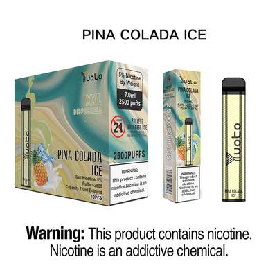 5 เกลือนิโคติน Prefilled Pod Vape ROHS รับรองด้วยการพิมพ์โลโก้