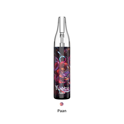 บิ๊กพัฟ Yuoto Bubble ทิ้งแบบชาร์จ 2% 5% นิโคติน E-Juice 10ml