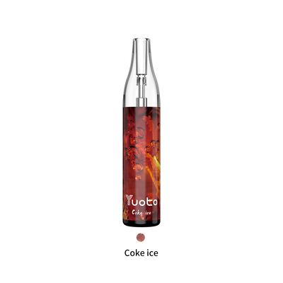 บิ๊กพัฟ Yuoto Bubble ทิ้งแบบชาร์จ 2% 5% นิโคติน E-Juice 10ml