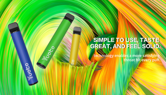 Yuoto 800 Puffs Vape พร้อม 11 รสชาติ Origal Area 2.5 ML ความจุน้ำผลไม้