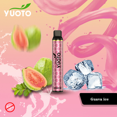 สแตนเลส Yuoto 3000 พัฟ Vape ทิ้ง 1350 MAh 5% นิโคติน
