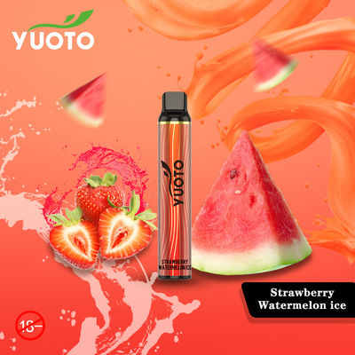 Yuoto Luscious 3000 พัฟ Vape แบบใช้แล้วทิ้ง 1350 mAh แบตเตอรี่ 8.0 ML E-Juice