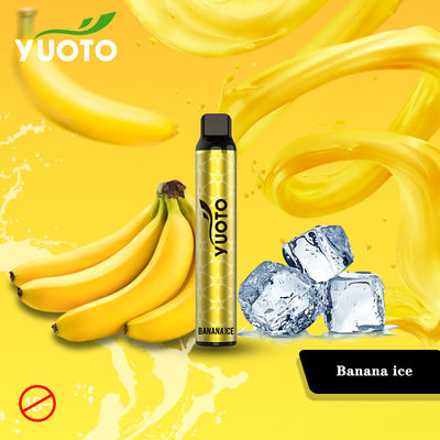 Yuoto Luscious 3000 พัฟ Vape แบบใช้แล้วทิ้ง 1350 mAh แบตเตอรี่ 8.0 ML E-Juice