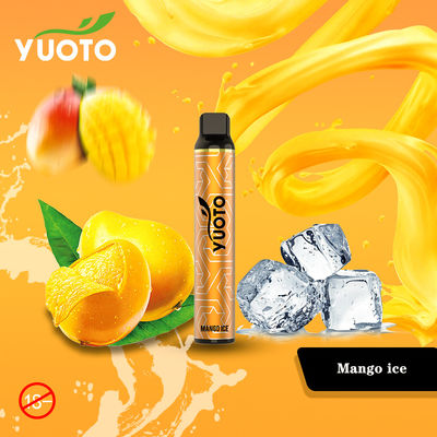 Yuoto Luscious 3000 พัฟ Vape แบบใช้แล้วทิ้ง 1350 mAh แบตเตอรี่ 8.0 ML E-Juice