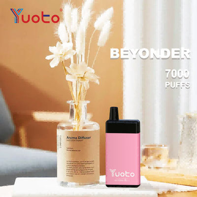 7000 Puffs Yuoto Beyonder Vape แบบใช้แล้วทิ้งแบบชาร์จไฟได้ 650 MAH