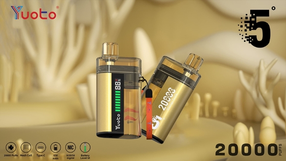 วัตต์ 10-12W พลาสติก AL 5000 Puffs Vape การเลือกที่ดีที่สุดสําหรับพวกรักการควัน