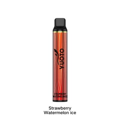 3000 Puffs 5% Nic Yuoto บุหรี่ไอระเหยแบบใช้แล้วทิ้ง Soft Juice Taste Watermelon