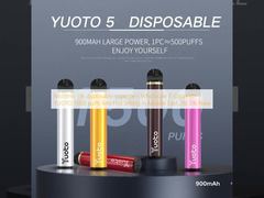 นิโคนธิน 5% ปากกาควันแบบทิ้ง Wholesale E Cigarette YUOTO 1500 puffs 6ml ขายร้อนในตะวันออกกลาง 2% 5% ใหม่