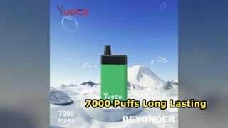 Yuoto Beyonder 7000 Puffs อุปกรณ์ชาร์จไฟได้